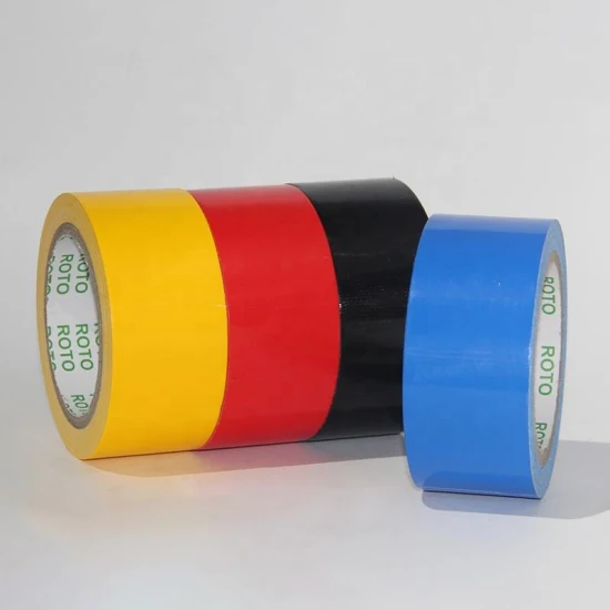 簡単に引き裂ける梱包テープ シルバー布ダクトテープ 汎用布ガファーダックテープ 粘着テープ